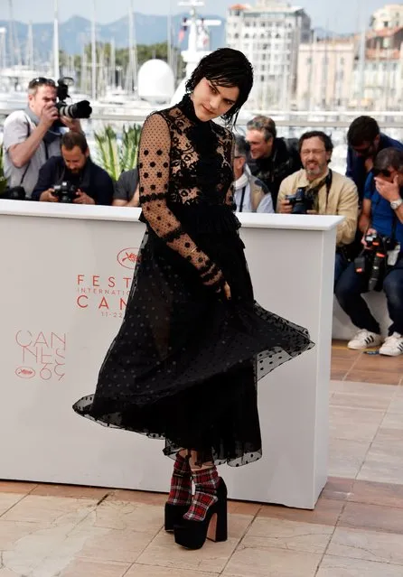 Actress Soko attends the “The Stopover (Voir Du Pays)” photocall during the 69th Annual Cannes Film Festival at the Palais des Festivals on May 18, 2016 in Cannes, France. (Photo by Clemens Bilan/Getty Images)