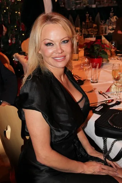 Pamela Anderson attends the Vip Opening of the Gut Aiderbichl Christmas Market in Henndorf, Austria on November 12, 2019. (Photo by Backgrid USA)
