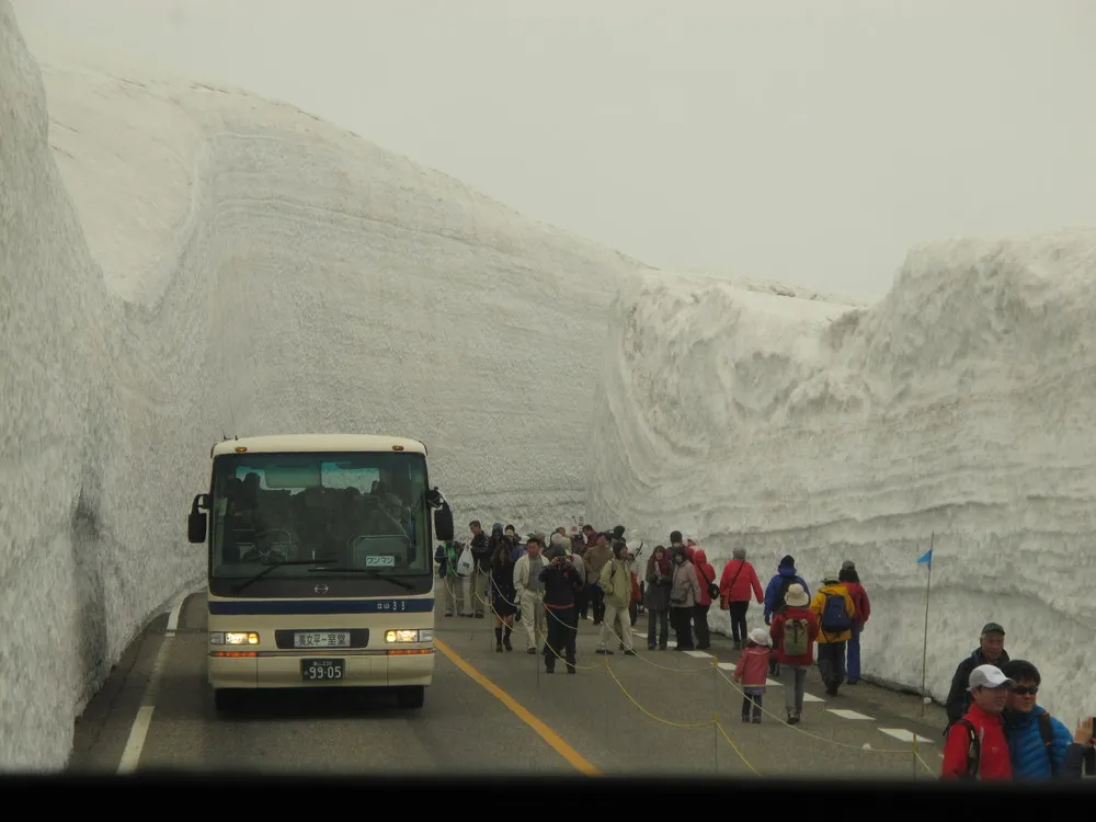 Snow Wall in Japan