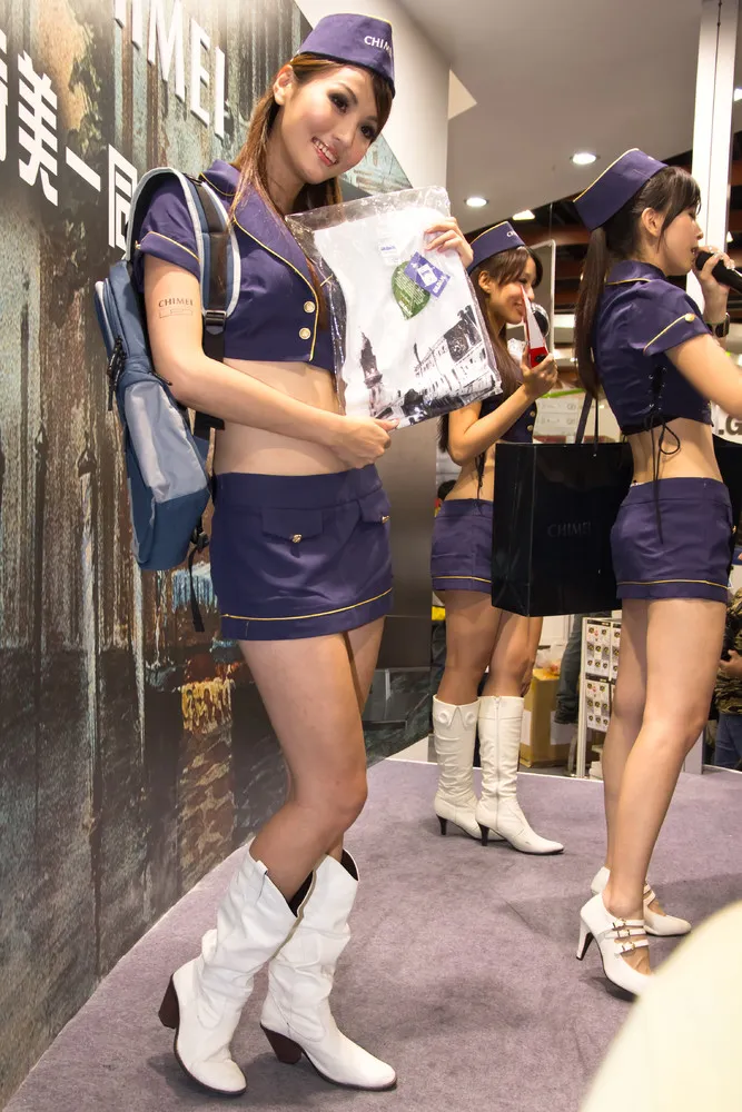 Asian Beauty: Hot Promotional Models in Taipei, Taiwan