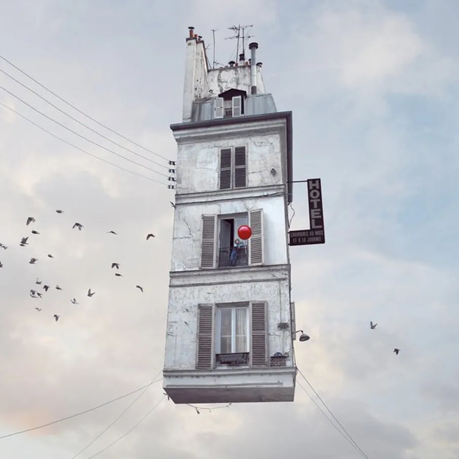 Flying Houses by Laurent Chehere