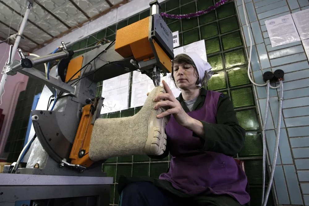 Felt Boot Factory in Belarus