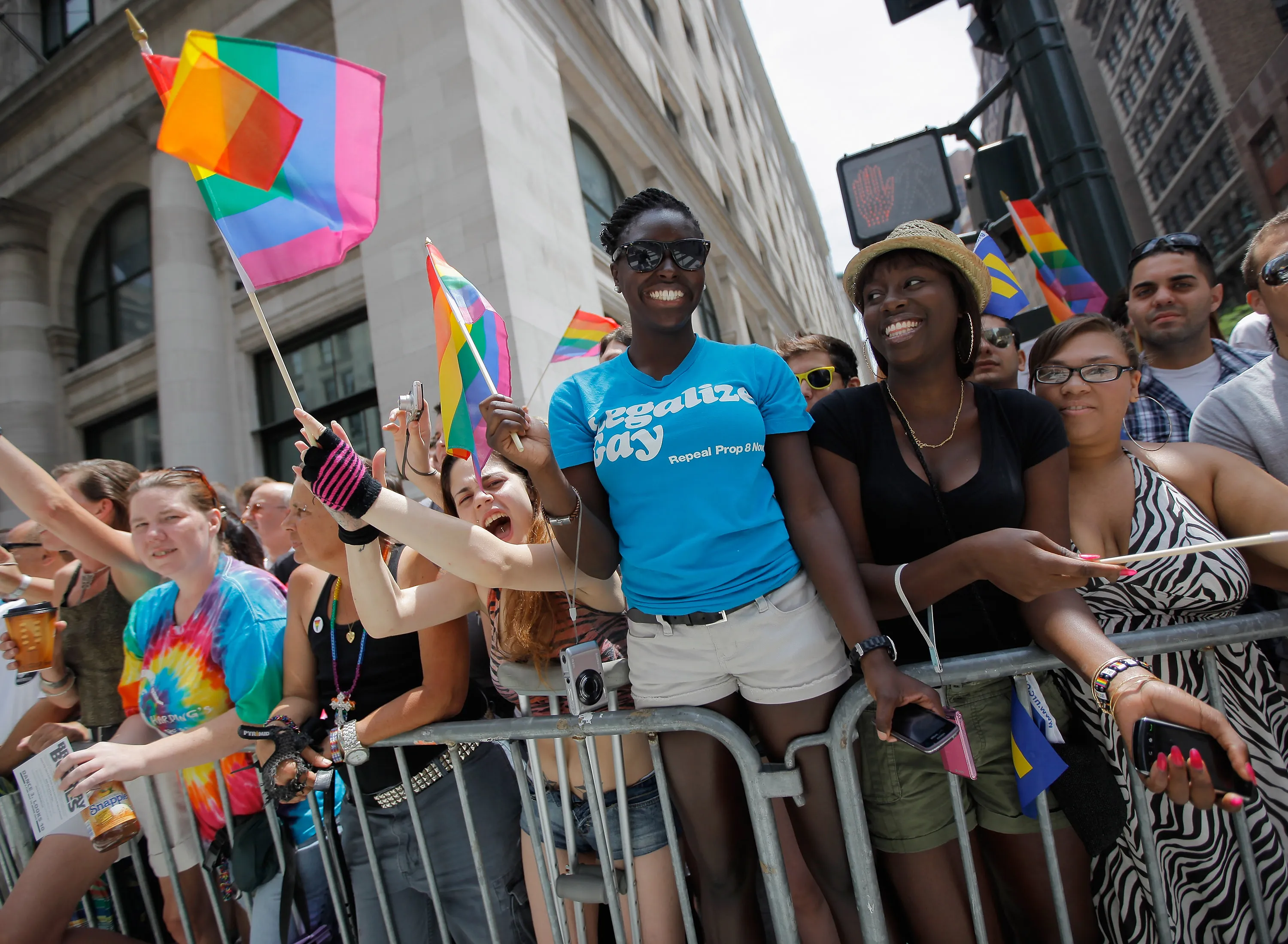 New Yorks Gay Pride Parade Celebrates Passage Of Same Sex Marriage Law