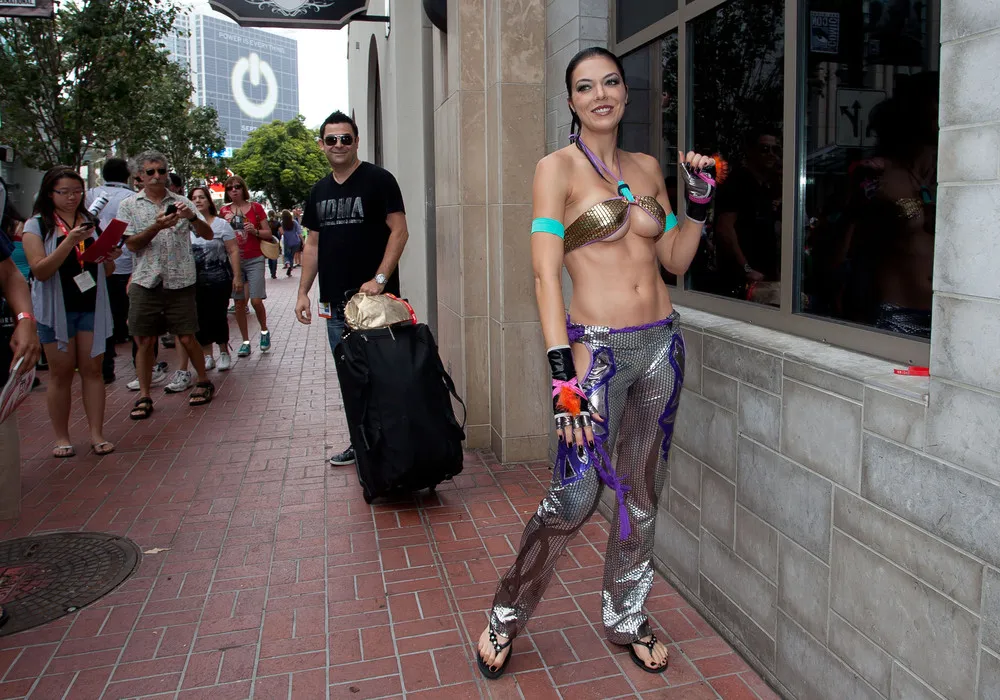 Adrianne Curry at Comic-Con International 2012 in San Diego