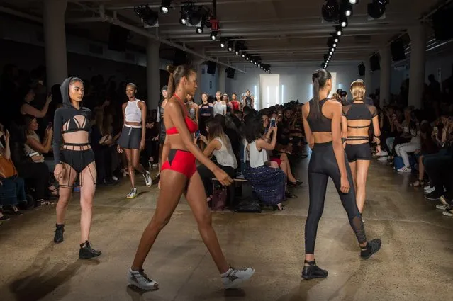 The Chromat 2016 Spring collection is modeled during Fashion Week Friday, September 11, 2015, in New York. (Photo by Bryan R. Smith/AP Photo)
