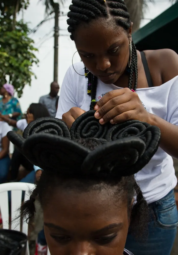 The 9th Contest of Afro-hairdressers