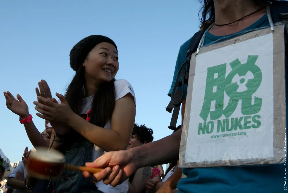 People Protest Against Nuclear Power On 6 Months Anniversary Day Of Earthquake In Japan