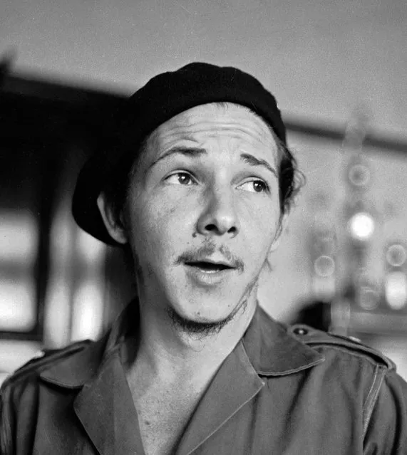 This January 1959 file photo shows the younger brother of Cuba's revolutionary leader Fidel Castro, Raul Castro, as a young guerrilla soldier in an undisclosed location in Cuba. Raul Castro, now the current leader of the Communist-run island will turn 80 on Friday June 3. The milestone is sure to remind supporters and detractors alike that the era of the Castro's is nearing its end, biologically if not politically. Raul is already a month older than Fidel was when a near-fatal illness forced him to step down in 2006. (Photo by AP Photo)