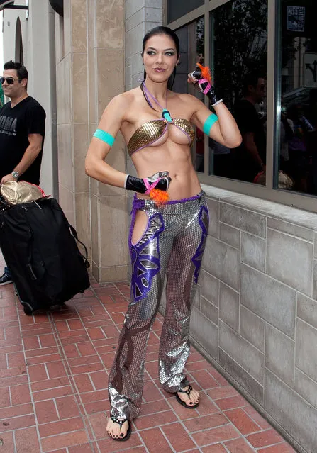 Adrianne Curry at Comic-Con International 2012 in San Diego