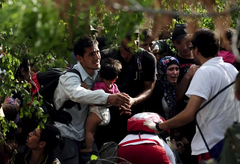 Crush at Macedonian Border