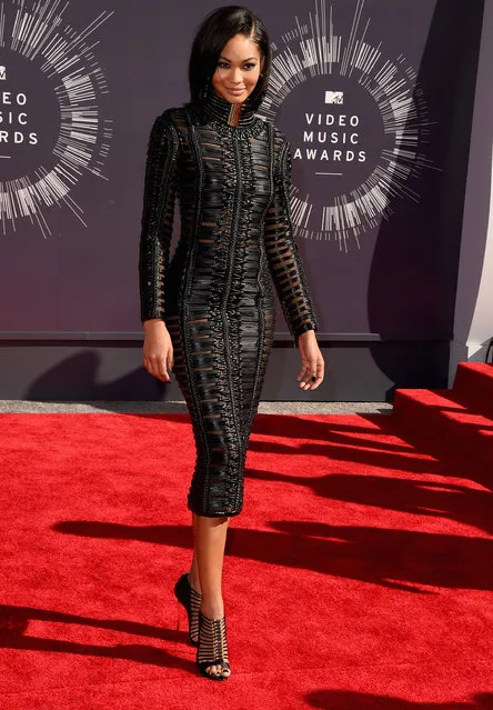 Model Chanel Iman attends the 2014 MTV Video Music Awards at The Forum on August 24, 2014 in Inglewood, California. (Photo by Steve Granitz/WireImage)