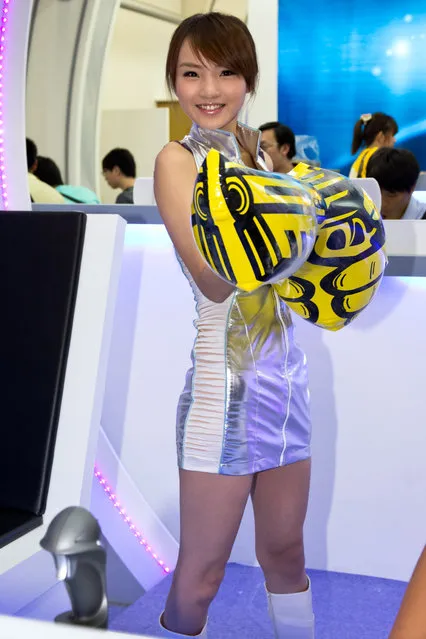Asian Beauty: Hot Promotional Models in Taipei, Taiwan. Taipei Computer Applications Show 2011