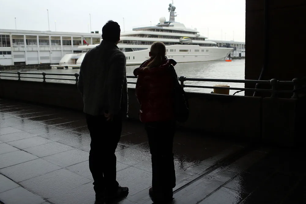 World's Biggest Yacht “Eclipse”Berthed in New York City