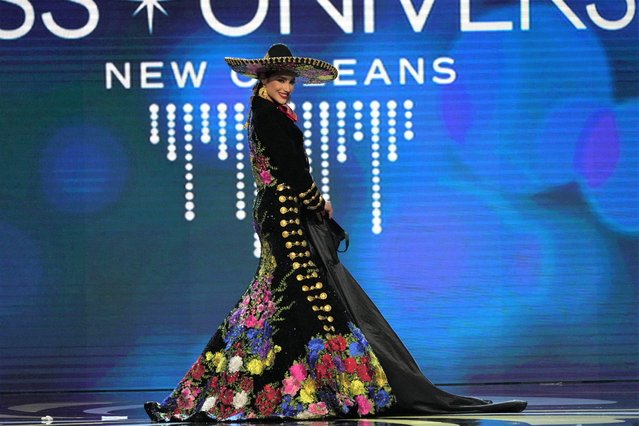 Miss Mexico, Irma Cristina Miranda Valenzuela walks onstage during The 71st Miss Universe Competition National Costume Show at New Orleans Morial Convention Center on January 11, 2023 in New Orleans, Louisiana. (Photo by Josh Brasted/Getty Images)