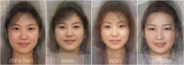 World of Averages: Typical Female Faces