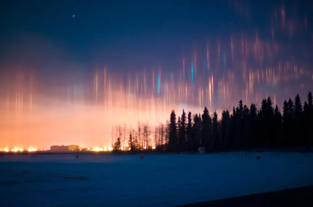 Mysterious Light Pillar