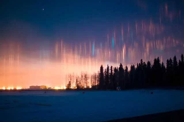 Mysterious Light Pillar