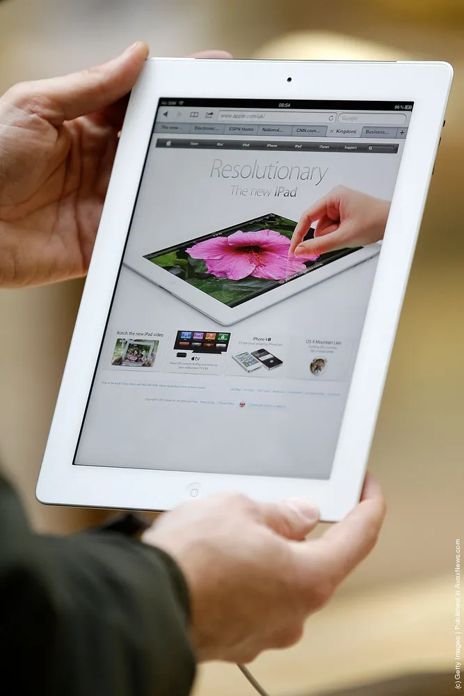 The New iPad Is Launched at the Apple Store in Covent Garden