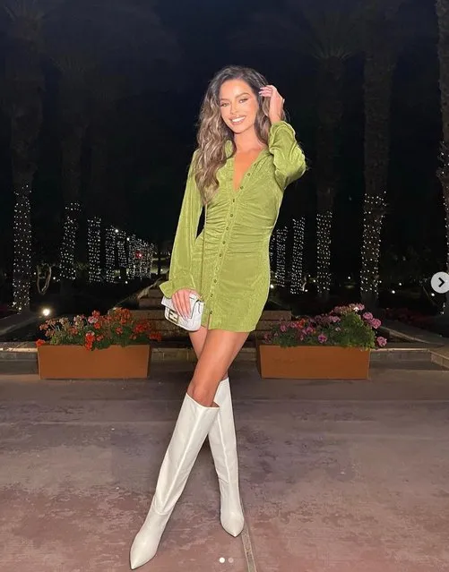 UK Love Islander Maura Higgins' fans have all said the same thing about her “super sеxy” photo. The presenter stunned her followers with a saucy snap of herself smiling on Instagram on May 3, 2022. (Photo by Instagram)