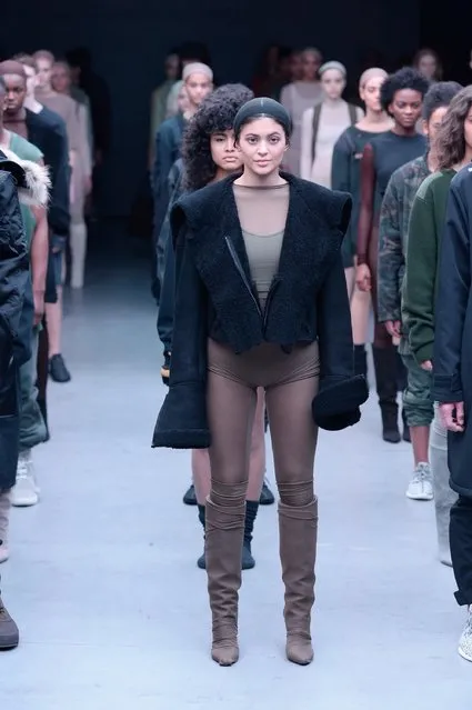 Models walk the runway at the adidas Originals x Kanye West YEEZY SEASON 1 fashion show during New York Fashion Week Fall 2015 at Skylight Clarkson Sq on February 12, 2015 in New York City. (Photo by Fernanda Calfat/Getty Images for adidas)