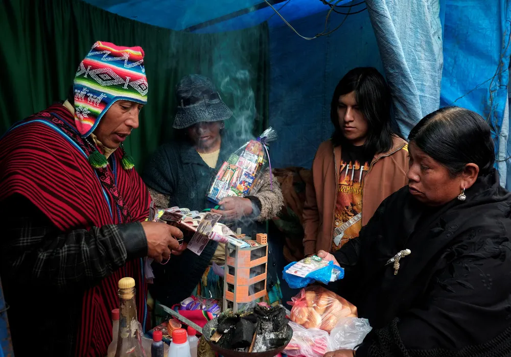 Bolivians Pray for Good Fortune at Traditional Alasitas Festival
