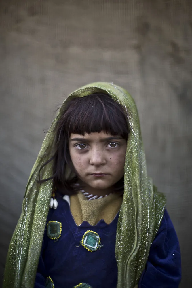 Afghan Refugee Children Portraits by Muhammed Muheisen
