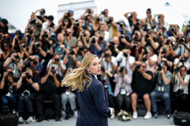 Director Scarlett Johansson poses during a photocall for the film “Eleanor the Great” in competition for the category Un Certain Regard at the 78th Cannes Film Festival in Cannes, France, on May 21, 2025. (Photo by Stephane Mahe/Reuters)