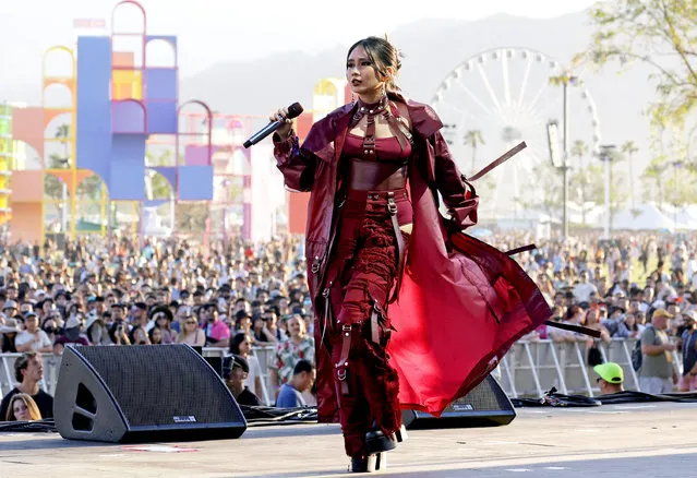 Indonesian singer-songwriter Nicole Zefanya, known professionally as Niki performs onstage at the Outdoor Theatre during the 2022 Coachella Valley Music And Arts Festival on April 15, 2022 in Indio, California. (Photo by Frazer Harrison/Getty Images for Coachella)