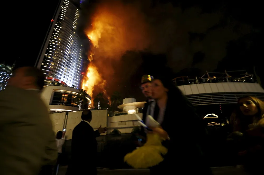 Hotel Fire in Dubai