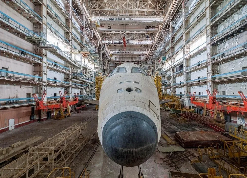 Remains of the Soviet Space Shuttle Program
