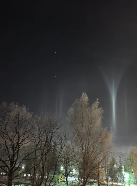 Mysterious Light Pillar