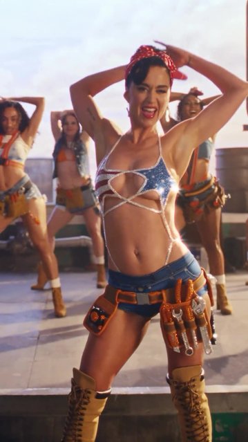 American singer-songwriter Katy Perry in the first decade of July 2024 teases new video. (Photo by Instagram)