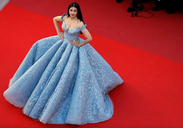 Actress Aishwarya Rai Bachchan attends the “Okja” screening during the 70th annual Cannes Film Festival at Palais des Festivals on May 19, 2017 in Cannes, France. (Photo by Eric Gaillard/Reuters)