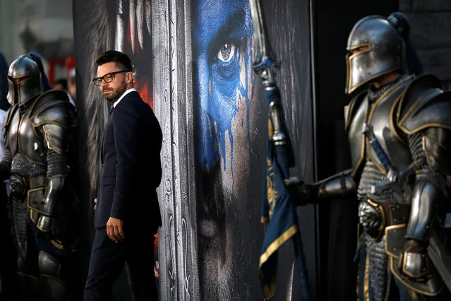 Cast member Dominic Cooper poses at the premiere of the movie “Warcraft” in Hollywood, California U.S., June 6, 2016. (Photo by Mario Anzuoni/Reuters)