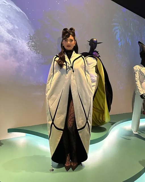 Kylie Jenner attends the Thierry Mugler: Couturissime Exhibition Opening Night at Brooklyn Museum on November 15, 2022 in Brooklyn, New York. (Photo by kyliejenner/Instagram)