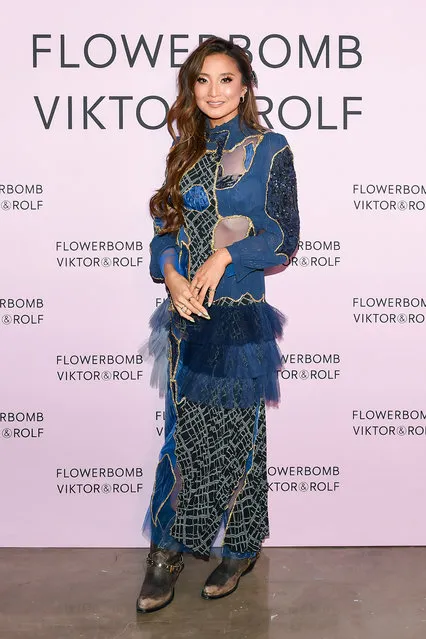 American actress Ashley Park attends the Viktor and Rolf Flowerbomb Party at Jean's in the East Village on February 09, 2023 in New York City. (Photo by Billy Farrell/BFA.com)