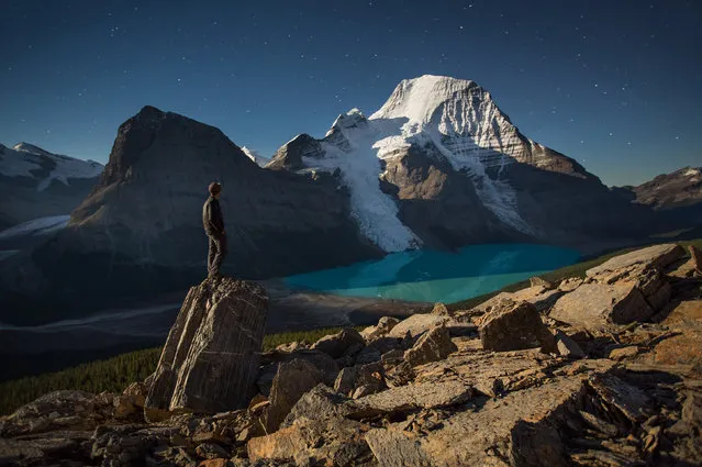 Berg Lake, Mount Robson Provincial Park, British Columbia, Canada. (Photo by Paul Zizkas/Caters News)