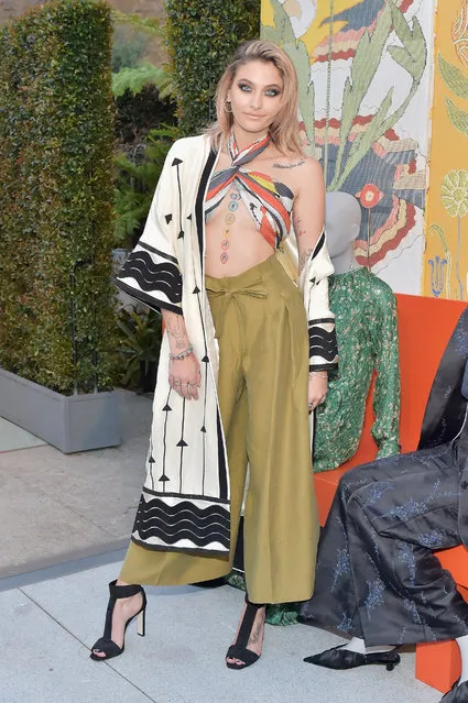 Paris Jackson attends the H&M celebration of 2018 Conscious Exclusive collection at John Lautner's Harvey House on April 5, 2018 in Los Angeles, California. (Photo by Stefanie Keenan/Getty Images for H&M)