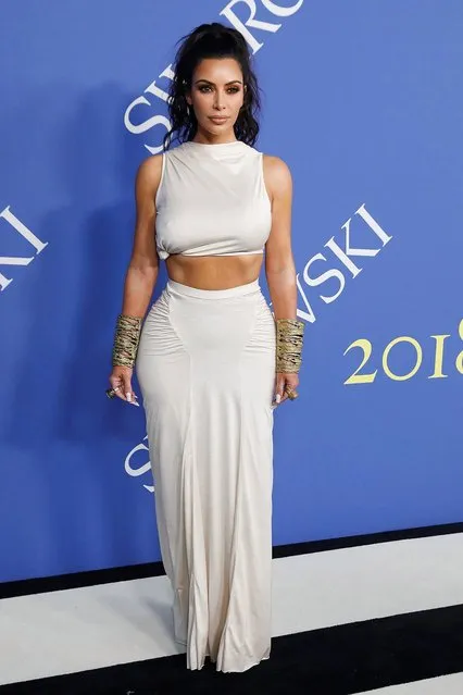 Kim Kardashian attends the CFDA Fashion awards in Brooklyn, New York, U.S., June 4, 2018. (Photo by Shannon Stapleton/Reuters)