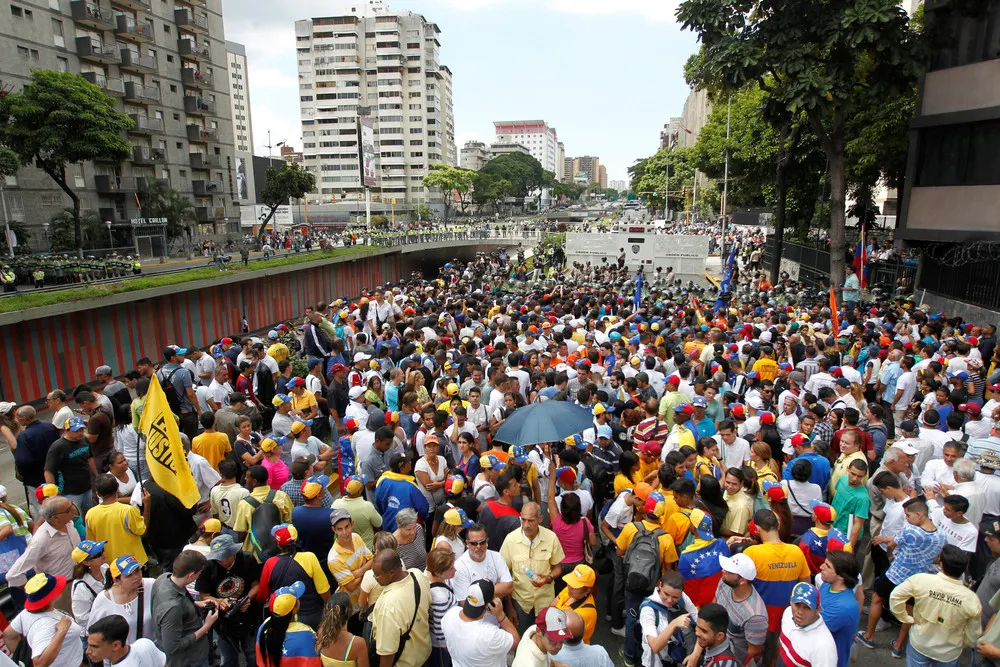 Thousands March for Change in Venezuela