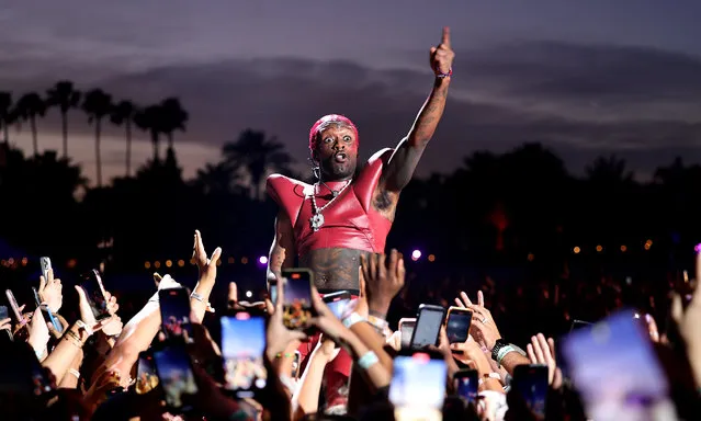 American rapper Lil Uzi Vert performs at the Coachella Stage during the 2024 Coachella Valley Music and Arts Festival at Empire Polo Club on April 19, 2024 in Indio, California. (Photo by Theo Wargo/Getty Images for Coachella)