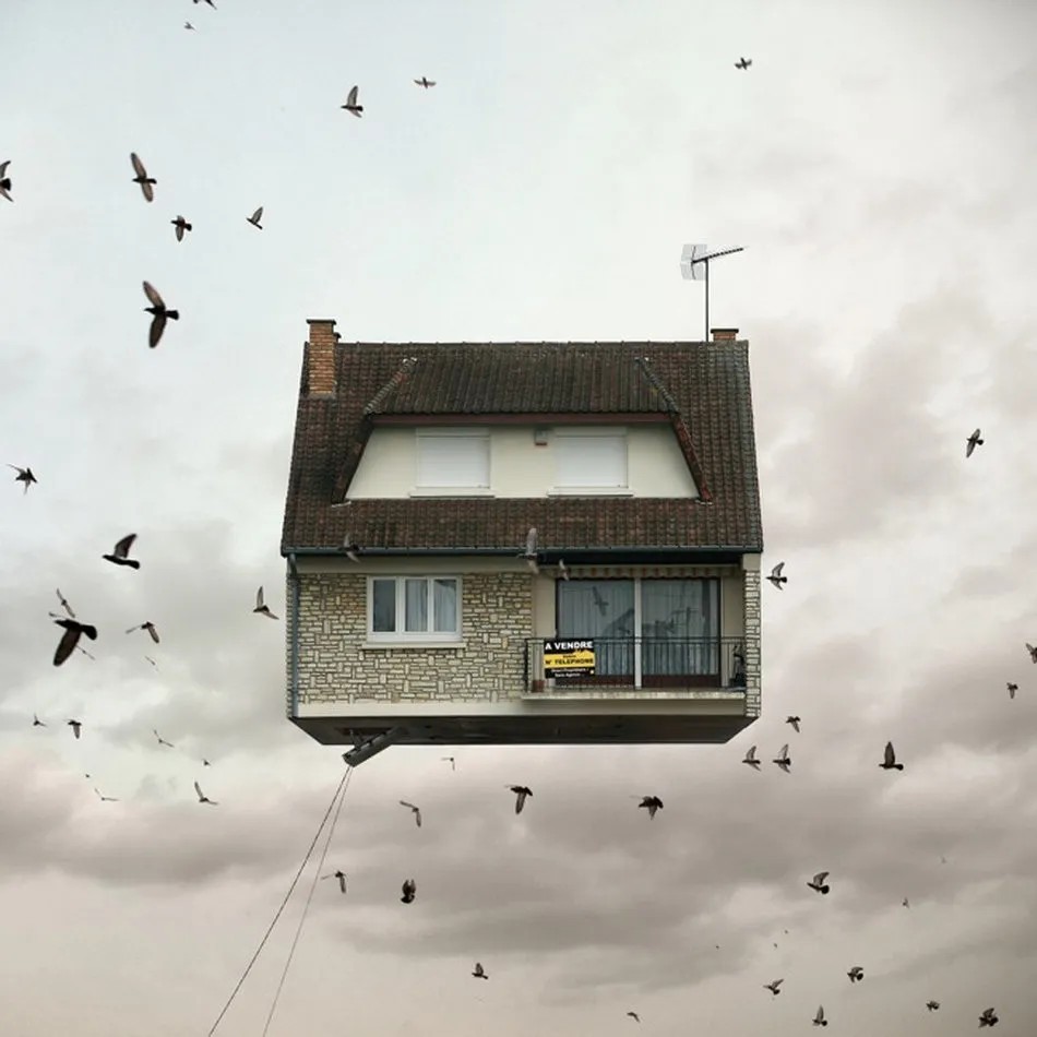 Flying Houses by Laurent Chehere
