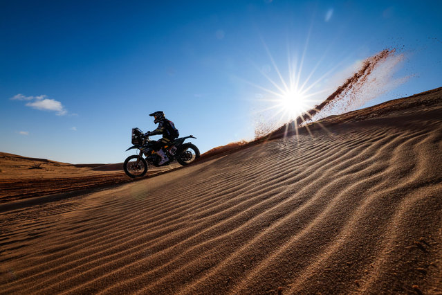 Charlie Herbst of France in action during the Stage 5 of the 2023 Dakar rally in Ha’il, Saudi Arabia on January 5, 2023. (Photo by Florent Gooden/DPPI/Rex Features/Shutterstock)