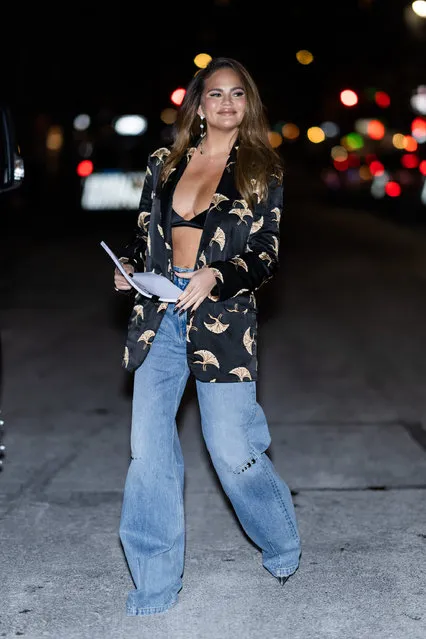 American model and TV personality Chrissy Teigen is seen in the West Village on January 22, 2024 in New York City. (Photo by Gotham/GC Images)