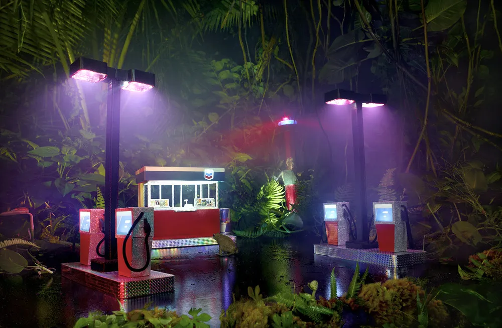 David LaChapelle's “Refineries” and “Gas Stations” Photographs