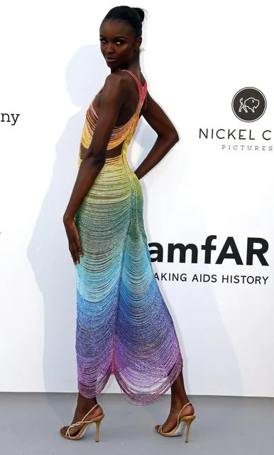 Leomie Anderson poses for photographers upon arrival at the amfAR, Cinema Against AIDS, benefit at the Hotel du Cap-Eden-Roc, during the 72nd international Cannes film festival, in Cap d'Antibes, southern France, Thursday, May 23, 2019. (Photo by Eric Gaillard/Reuters)