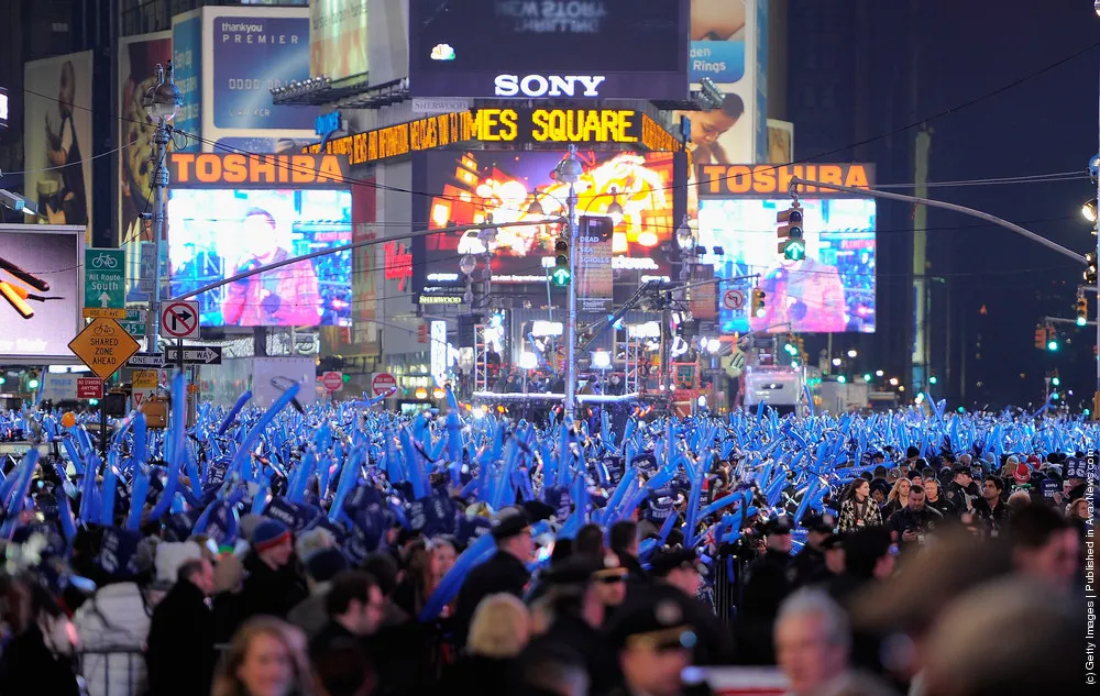New York Celebrates New Year's Eve In Times Square