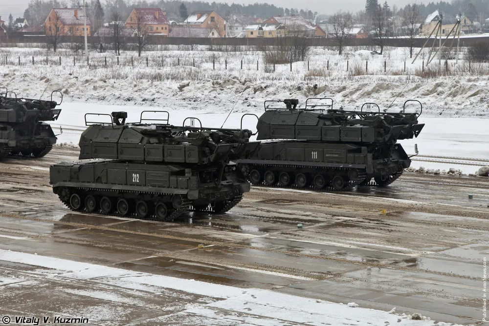 First Rehearsal of 2012 Victory Day Parade in Alabino Training Ground