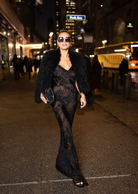 American model Brooks Nader is seen attending the L'AGENCE NYFW presentation on February 06, 2025 in New York City.  (Photo by Rachpoot/Bauer-Griffin/GC Images)