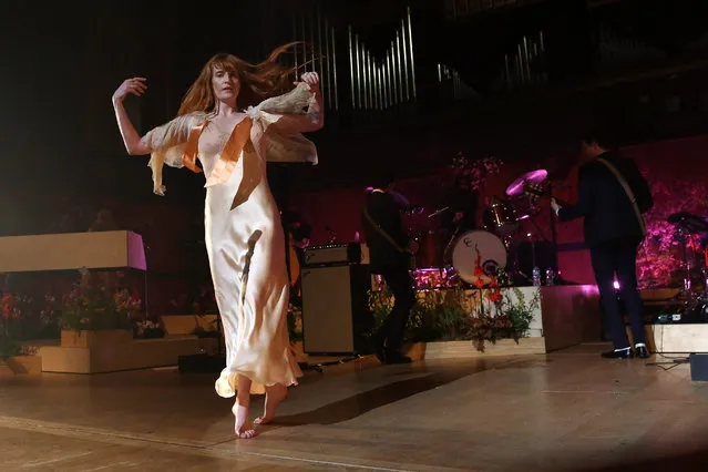 Florence Welch of Florence + The Machine performs live on stage at The Royal Festival Hall on May 8, 2018 in London, England. (Photo by Simone Joyner/Getty Images)
